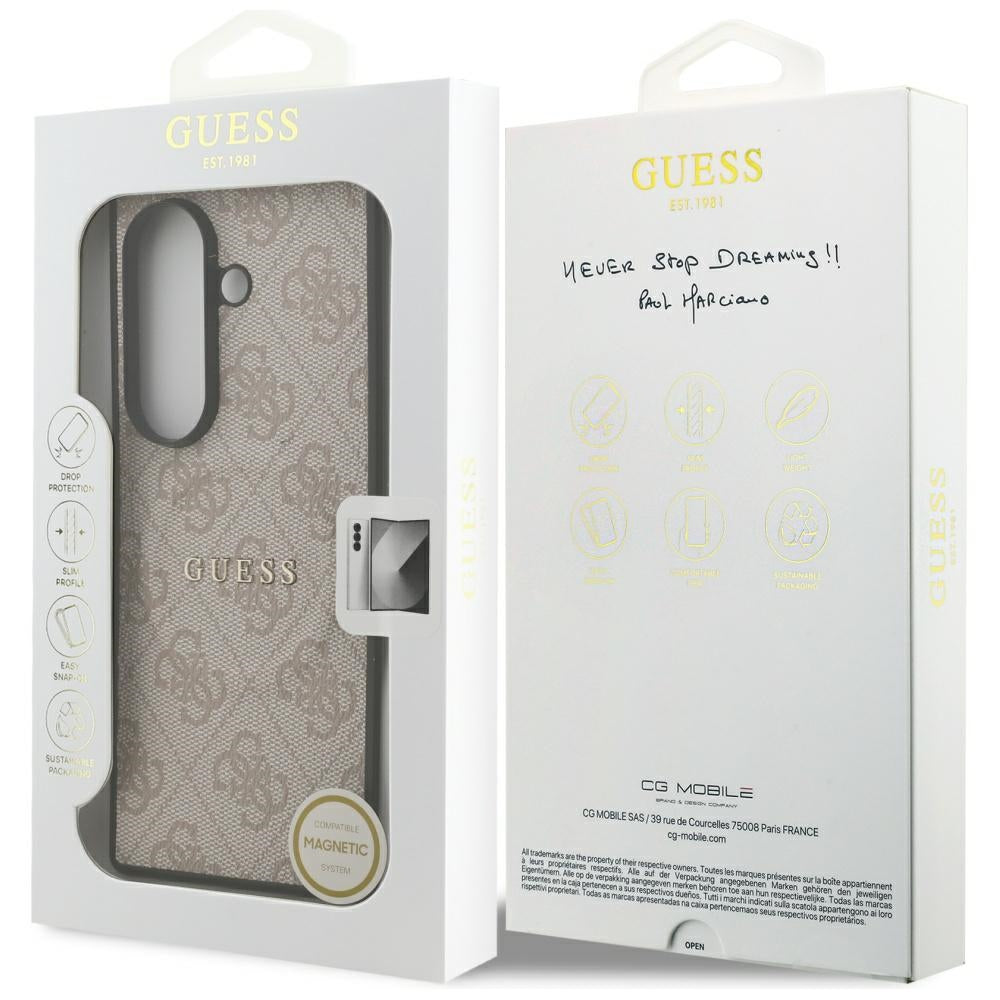 MagSafe hoesje voor Samsung Galaxy Z Fold7 F966, Guess, 4G Classic, Roze