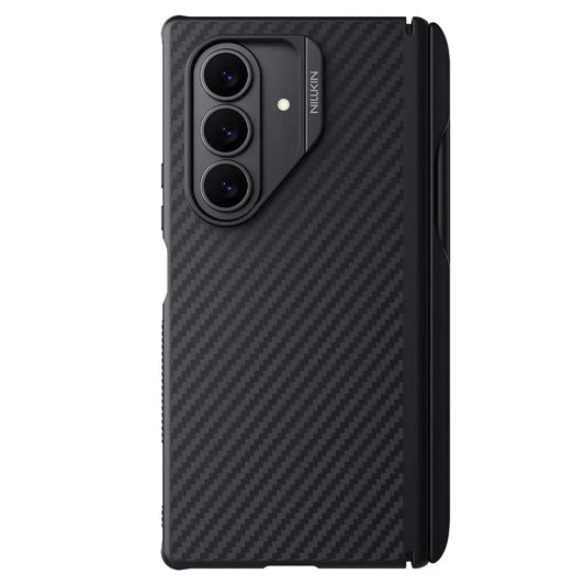 Coque MagSafe pour Samsung Galaxy Z Fold7 F966, Nillkin, Synthetic Fiber Pro avec support pour S-Pen, Noire