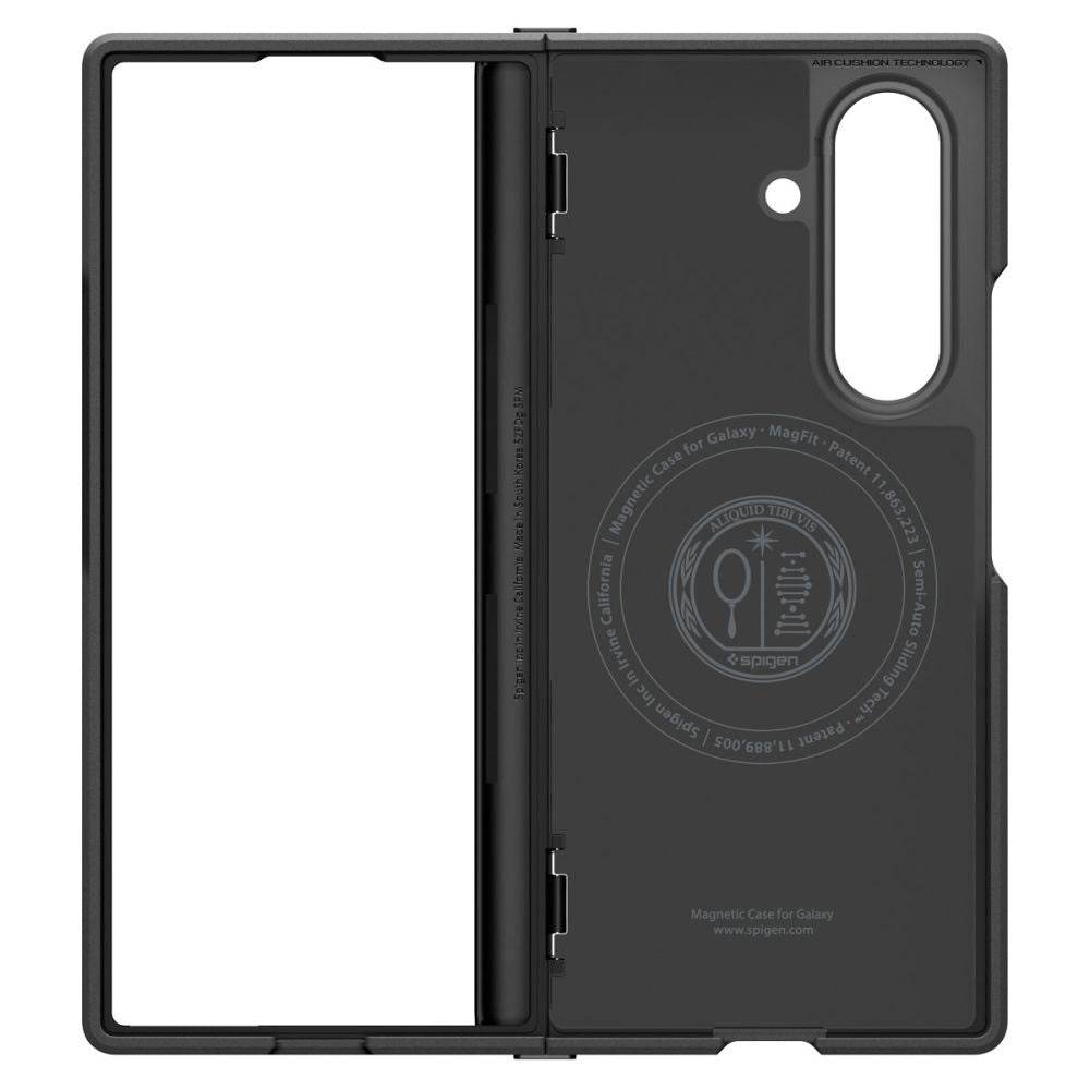 MagSafe hoesje voor Samsung Galaxy Z Fold7 F966, Spigen, Slim Armor Pro, Zwart ACS09551