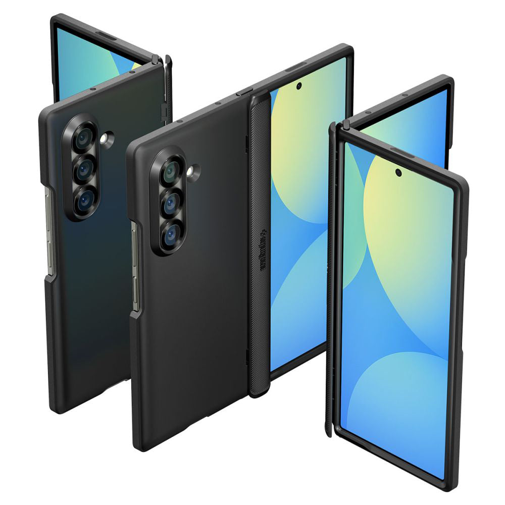 MagSafe hoesje voor Samsung Galaxy Z Fold7 F966, Spigen, Slim Armor Pro, Zwart ACS09551