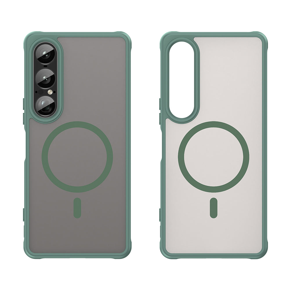 Coque MagSafe pour Sony Xperia 1 VII, Techsuit, HaloFrost II, Vert