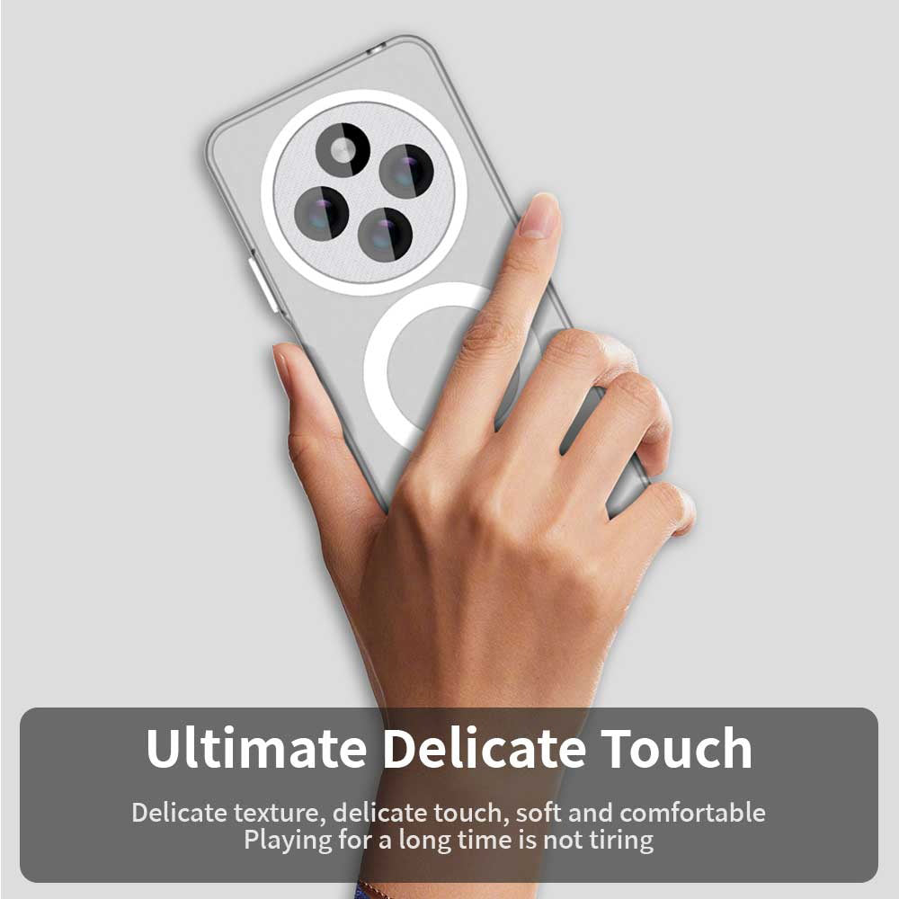 Coque MagSafe pour Xiaomi Poco C75 / Redmi 14C, Techsuit, CandyCase, Blanche