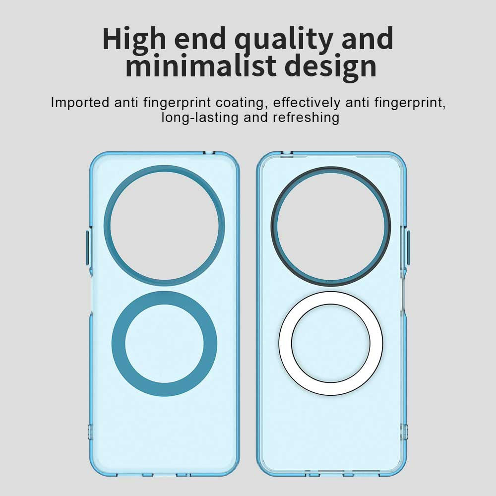 Coque MagSafe pour Xiaomi Poco C75 / Redmi 14C, Techsuit, CandyCase, Bleue