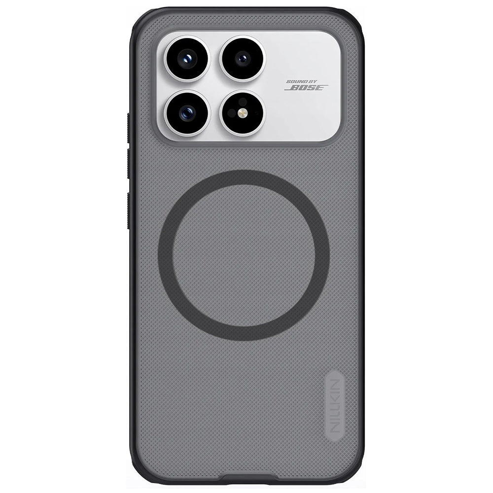 MagSafe-hoesje voor Xiaomi Poco F8 Pro, Nillkin, Super Shield Pro, Zwart Transparant Satiné