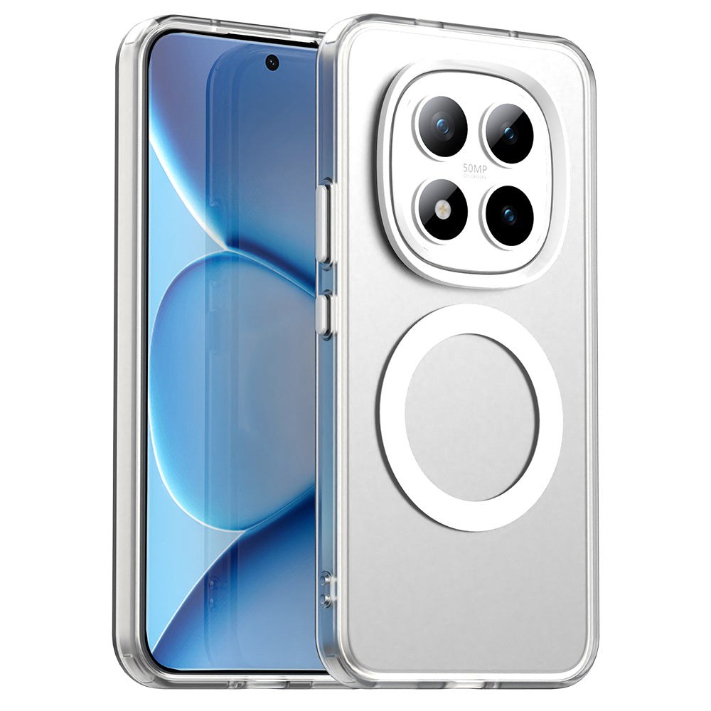 Housse MagSafe pour Xiaomi Poco M8 Pro / Redmi Note 15 Pro+ 5G, Techsuit, CandyCase, Blanche