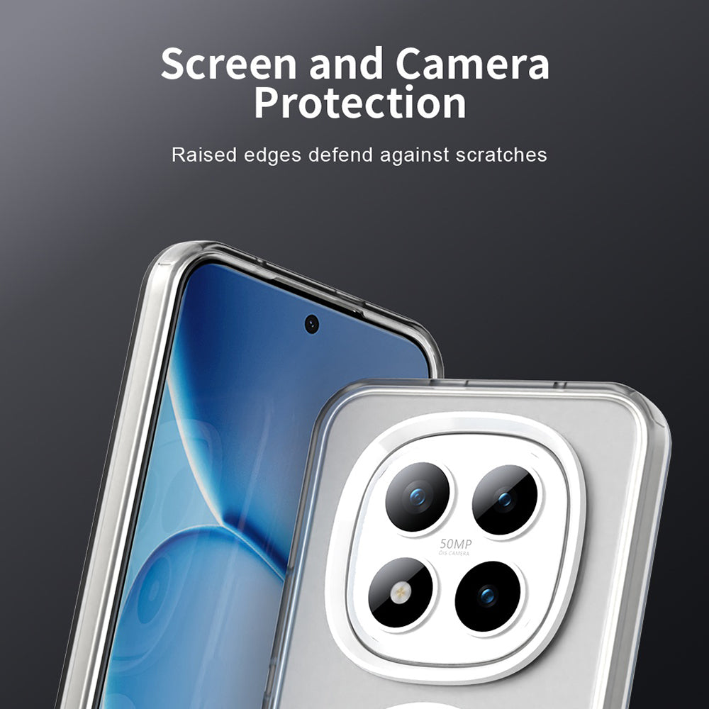Housse MagSafe pour Xiaomi Poco M8 Pro / Redmi Note 15 Pro+ 5G, Techsuit, CandyCase, Blanche