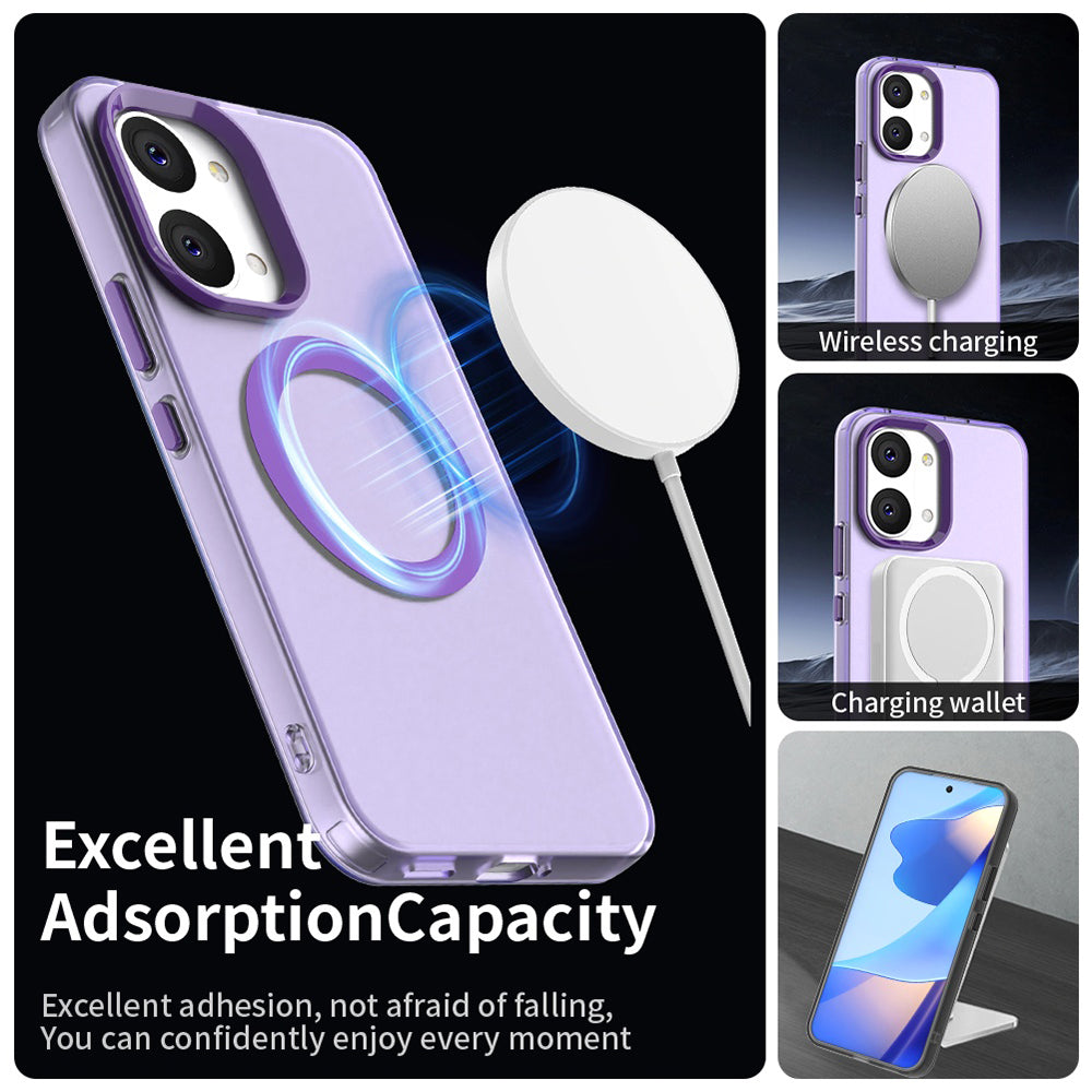 Coque MagSafe pour Xiaomi Poco X8 Pro Max, Techsuit, CandyCase, Violet