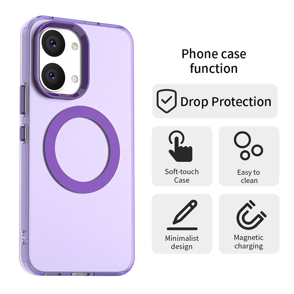 Coque MagSafe pour Xiaomi Poco X8 Pro Max, Techsuit, CandyCase, Violet