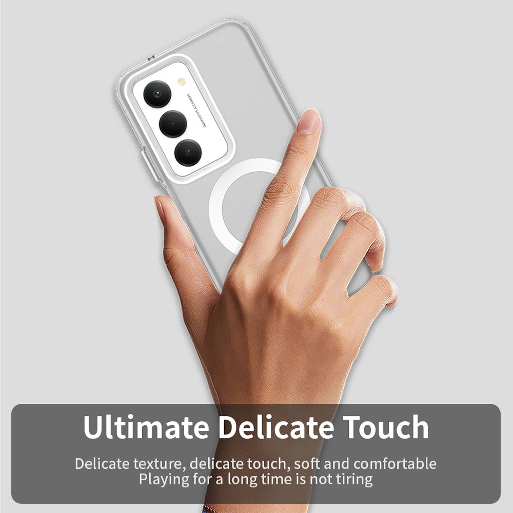 Housse MagSafe pour Xiaomi Redmi 15 5G / 15 4G, Techsuit, CandyCase, Blanche