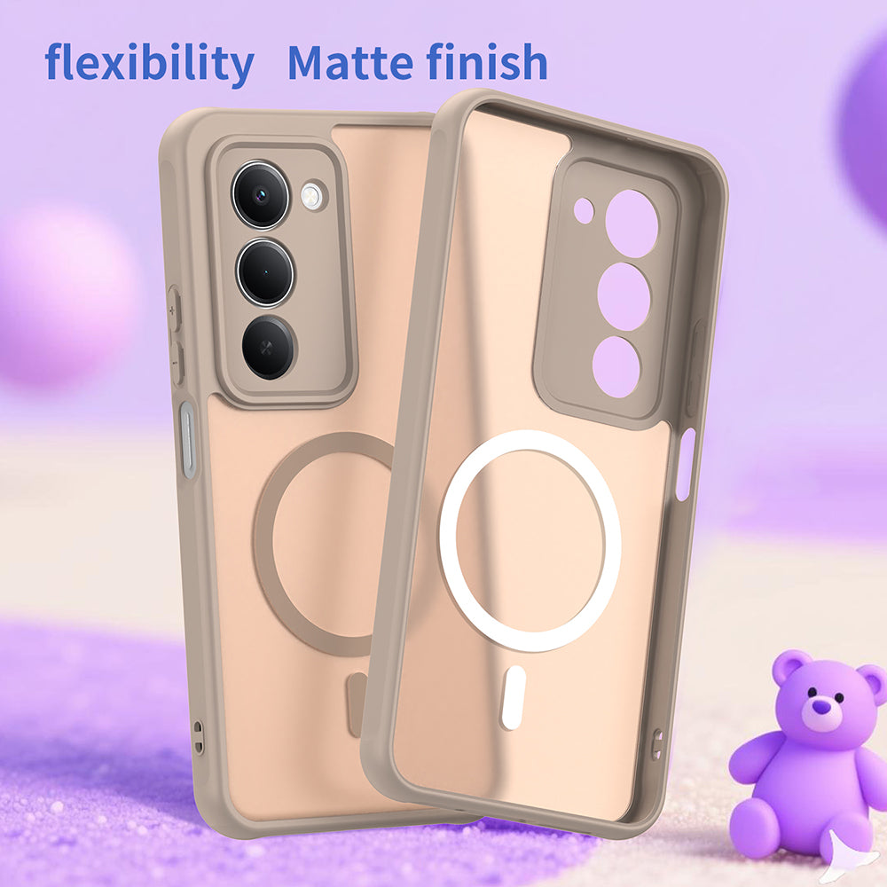 MagSafe Case for Xiaomi Redmi 15 5G / 15 4G, Techsuit, HaloFrost II, Gold