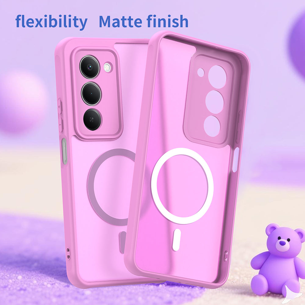 MagSafe Case for Xiaomi Redmi 15 5G / 15 4G, Techsuit, HaloFrost II, Pink