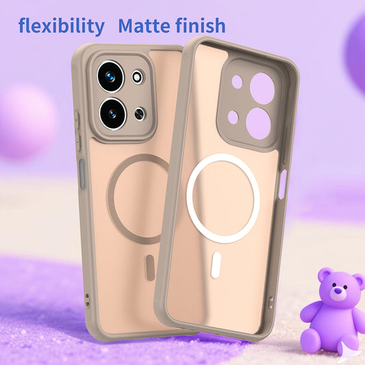 MagSafe hoesje voor Xiaomi Redmi 15C 5G / 15C 4G, Techsuit, HaloFrost II, Goud