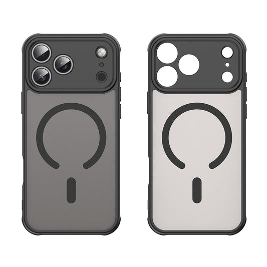 MagSafe hoesje voor Xiaomi Redmi 15C 5G / 15C 4G, Techsuit, HaloFrost II, Zwart