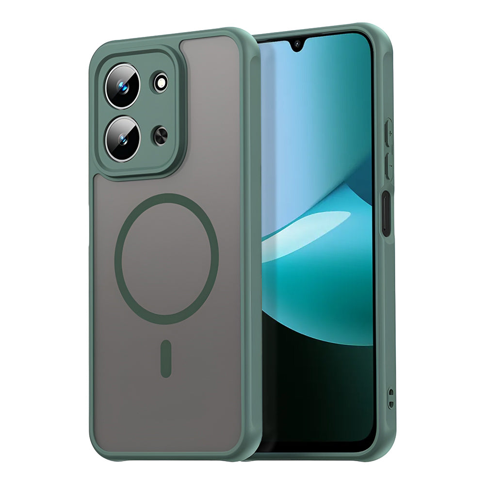 MagSafe Case for Xiaomi Redmi 15C 5G / 15C 4G, Techsuit, HaloFrost II, Green