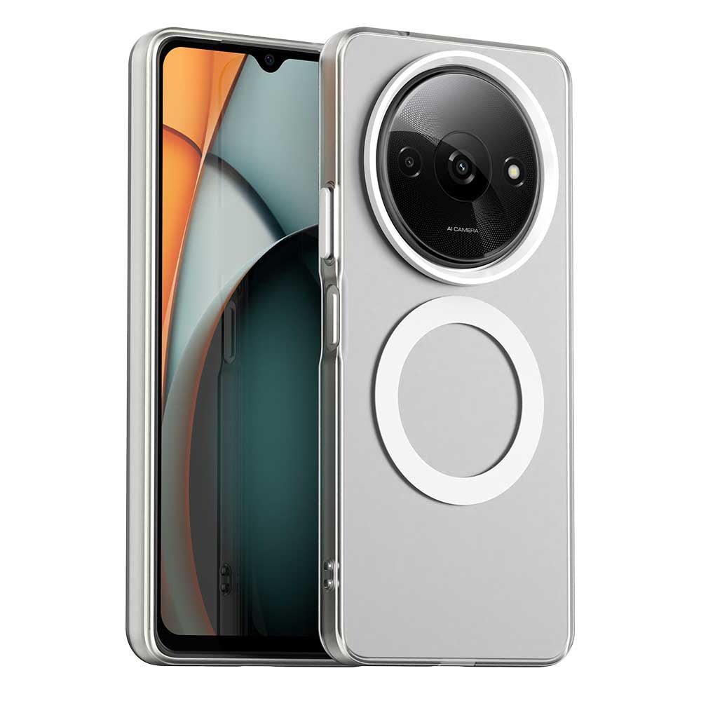 MagSafe-Hülle für Xiaomi Redmi A3x / A3, Techsuit, CandyCase, Weiß