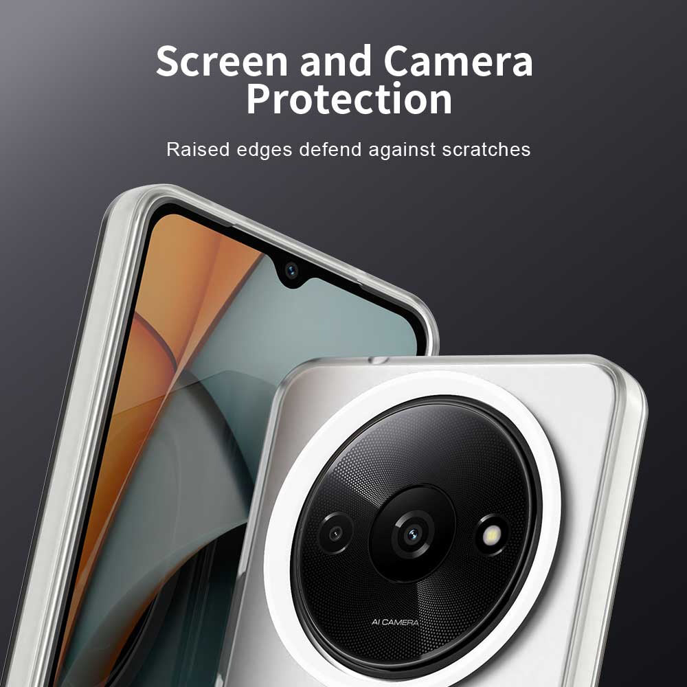 MagSafe-Hülle für Xiaomi Redmi A3x / A3, Techsuit, CandyCase, Weiß