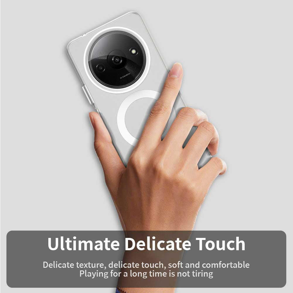 MagSafe-Hülle für Xiaomi Redmi A3x / A3, Techsuit, CandyCase, Weiß