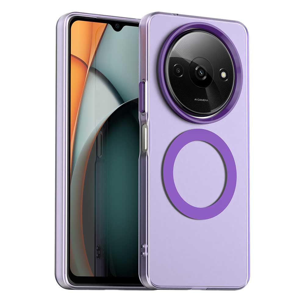 MagSafe-Hülle für Xiaomi Redmi A3x / A3, Techsuit, CandyCase, Lila
