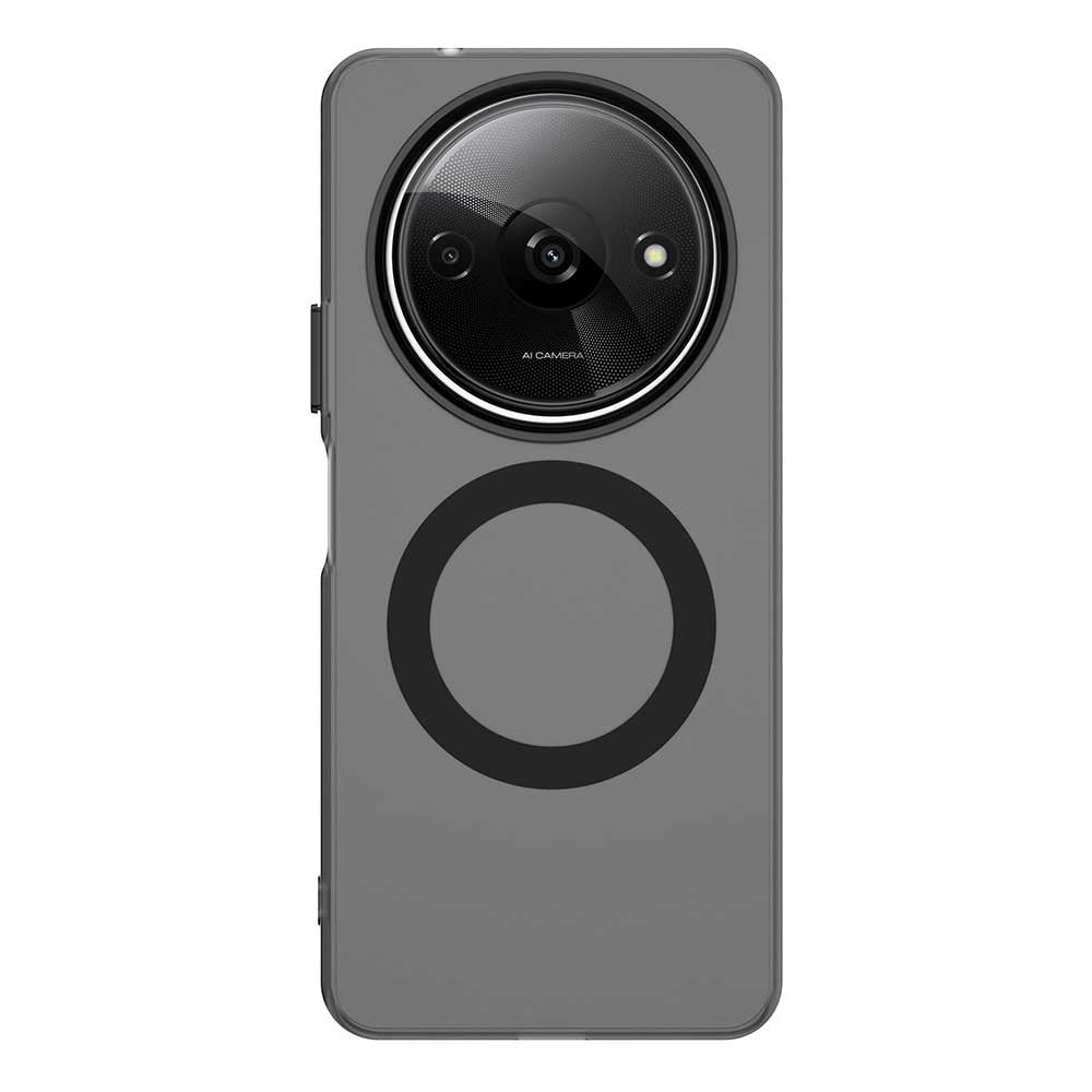 Coque MagSafe pour Xiaomi Redmi A3x / A3, Techsuit, CandyCase, Noire