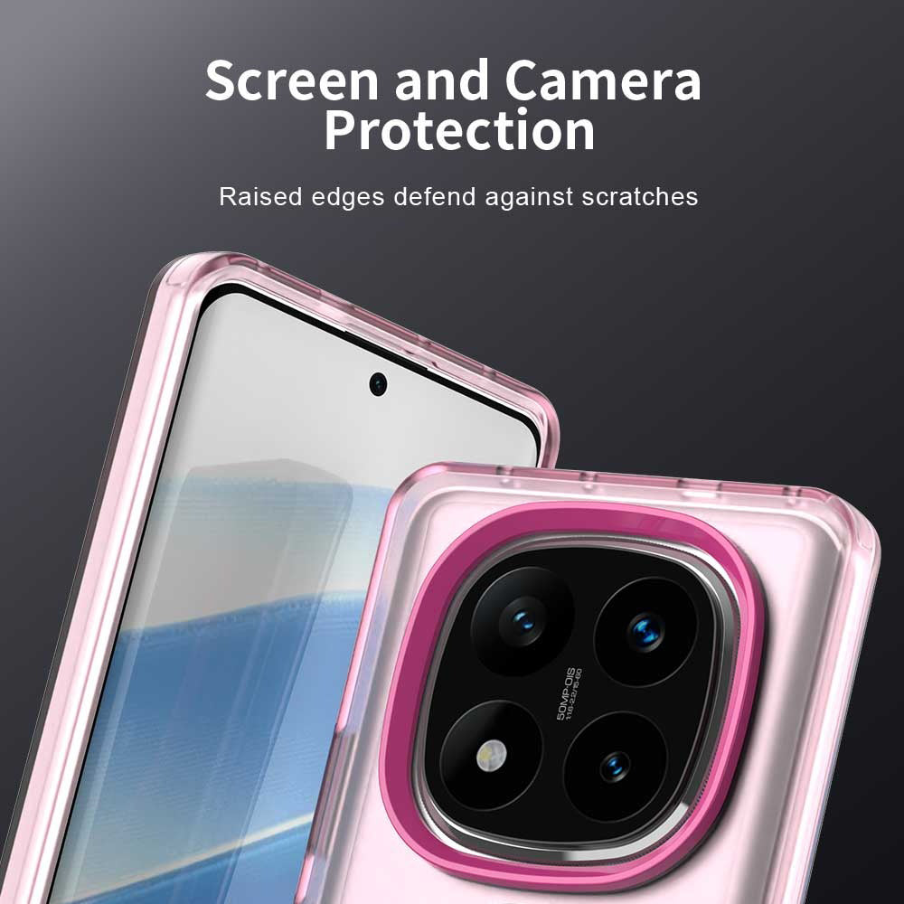Coque MagSafe pour Xiaomi Redmi Note 14 Pro 4G, Techsuit, CandyCase, Rose