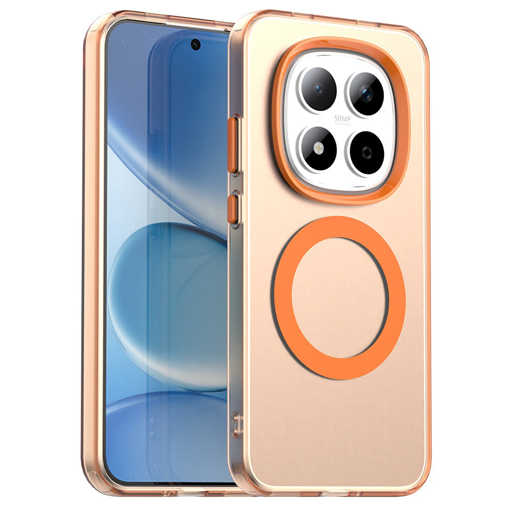 MagSafe hoesje voor Xiaomi Redmi Note 15 Pro 5G, Techsuit, CandyCase, Oranje