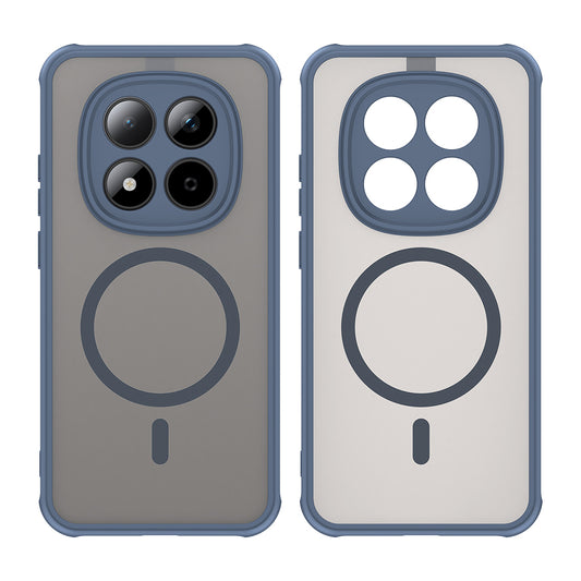 MagSafe Hülle für Xiaomi Redmi Note 15 Pro 5G, Techsuit, HaloFrost II, Marineblau