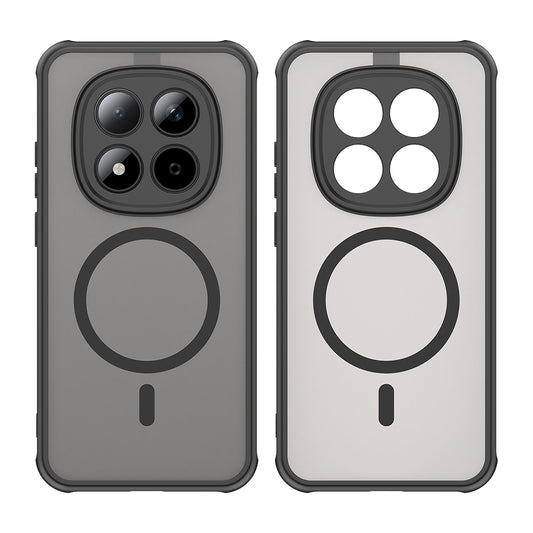 MagSafe hoesje voor Xiaomi Redmi Note 15 Pro 5G, Techsuit, HaloFrost II, Zwart