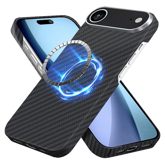 Coque MagSafe pour Apple iPhone 17 Air, Techsuit, Fibre d'Aramide, Noire