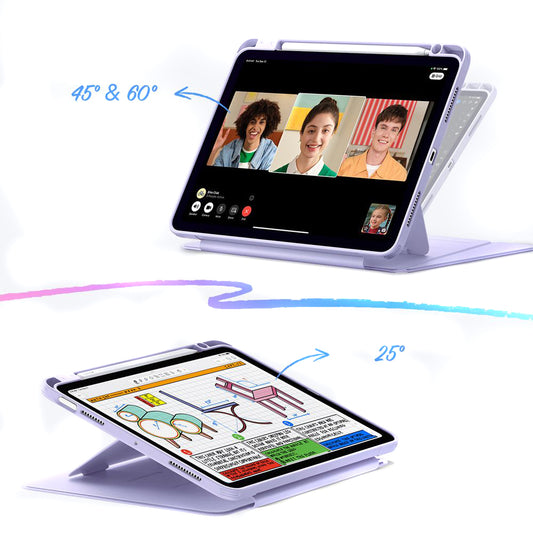 Hülle für Apple iPad Air 13 (2025) / Air 13 (2024), ESR, Flip Hybrid, Violett
