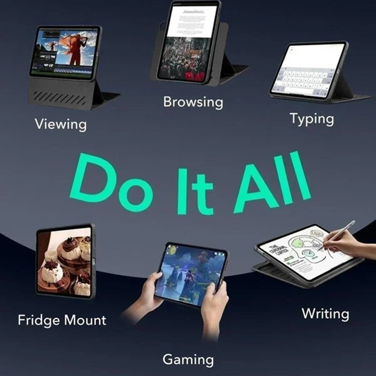 Housse pour Apple iPad (2025) / (2022), ESR, Shift, Noire, Reconditionnée