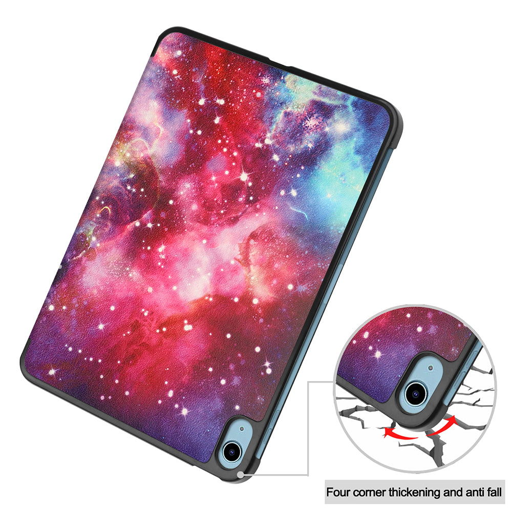 Coque pour Apple iPad (2025) / (2022), Techsuit, FoldPro Butterfly, Multicolore