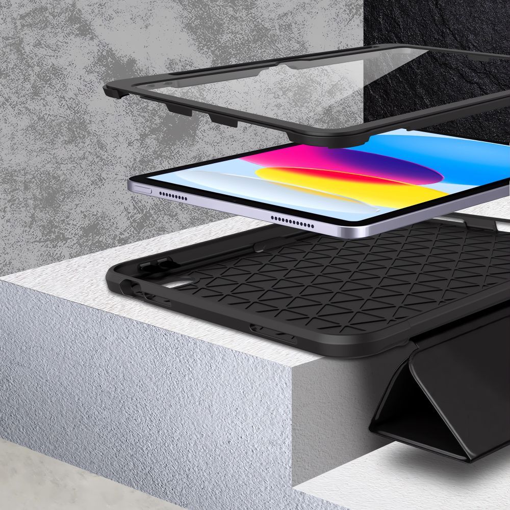 Étui pour Apple iPad (2025) / iPad (2022), Tech-Protect, Endurance, Noir