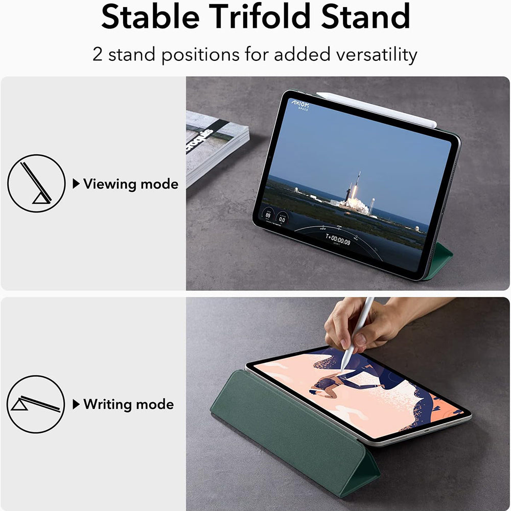 Hülle für Apple iPad Air 11 (2024) / Air (2022) / Air (2020) / Pro 11 (2018), ESR, Rebound, Satin Grün