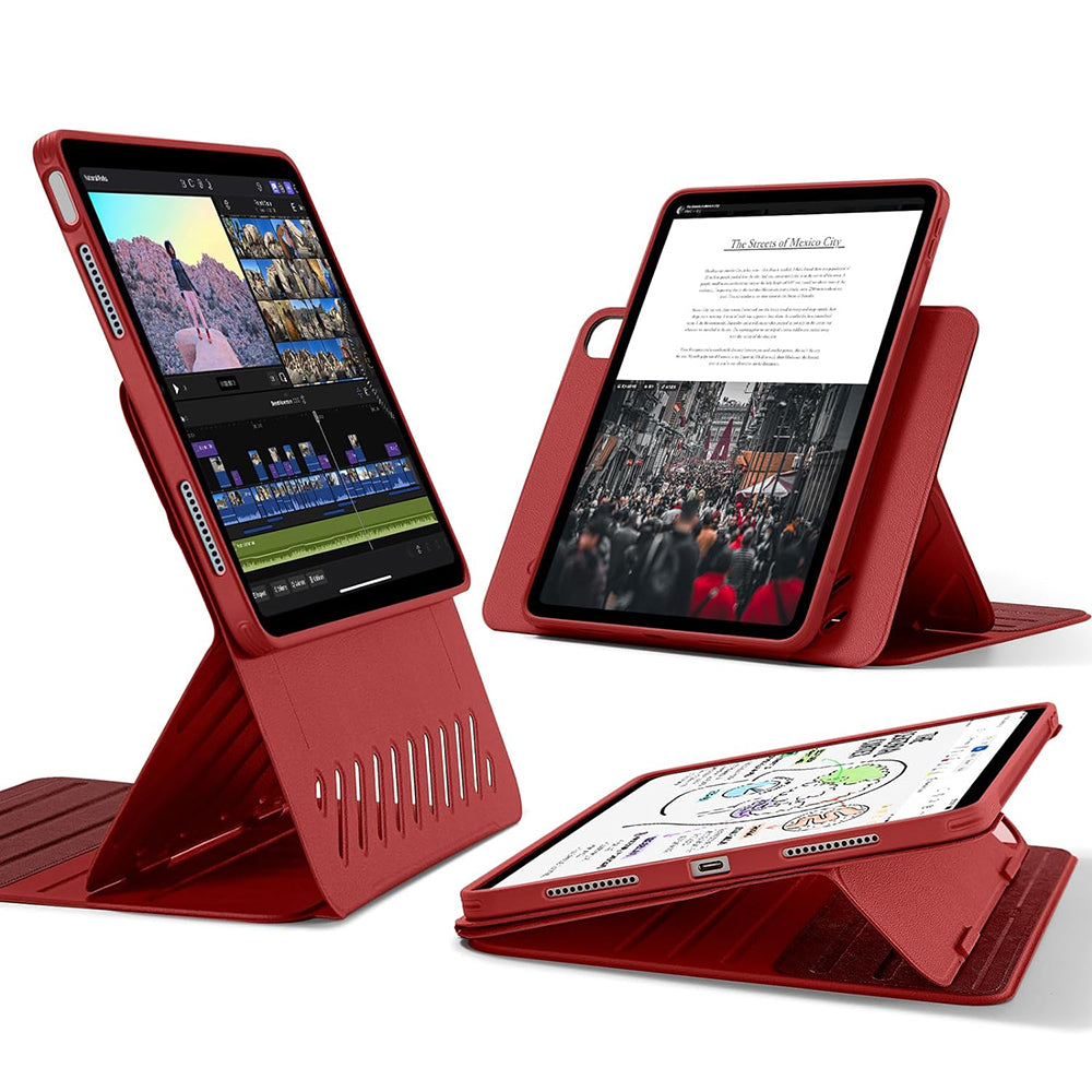 Hoes voor Apple iPad Air 11 (2026) / iPad Air 11 (2025) / Air 11 (2024) / Air (2022) / Air (2020), ESR, Shift, Rood