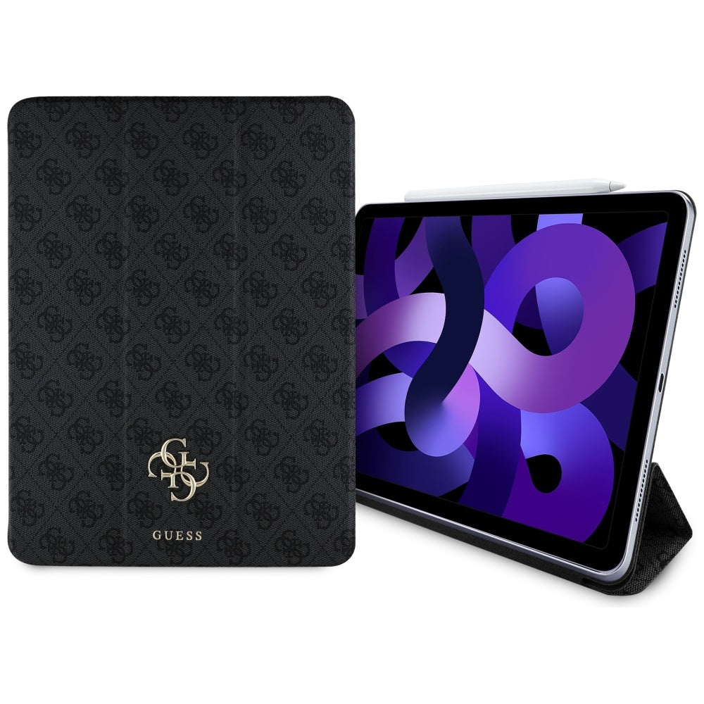 Hoes voor Apple iPad Air 13 (2026) / Air 13 (2025) / Air 13 (2024), Guess, 4G Groot Logo, Zwart