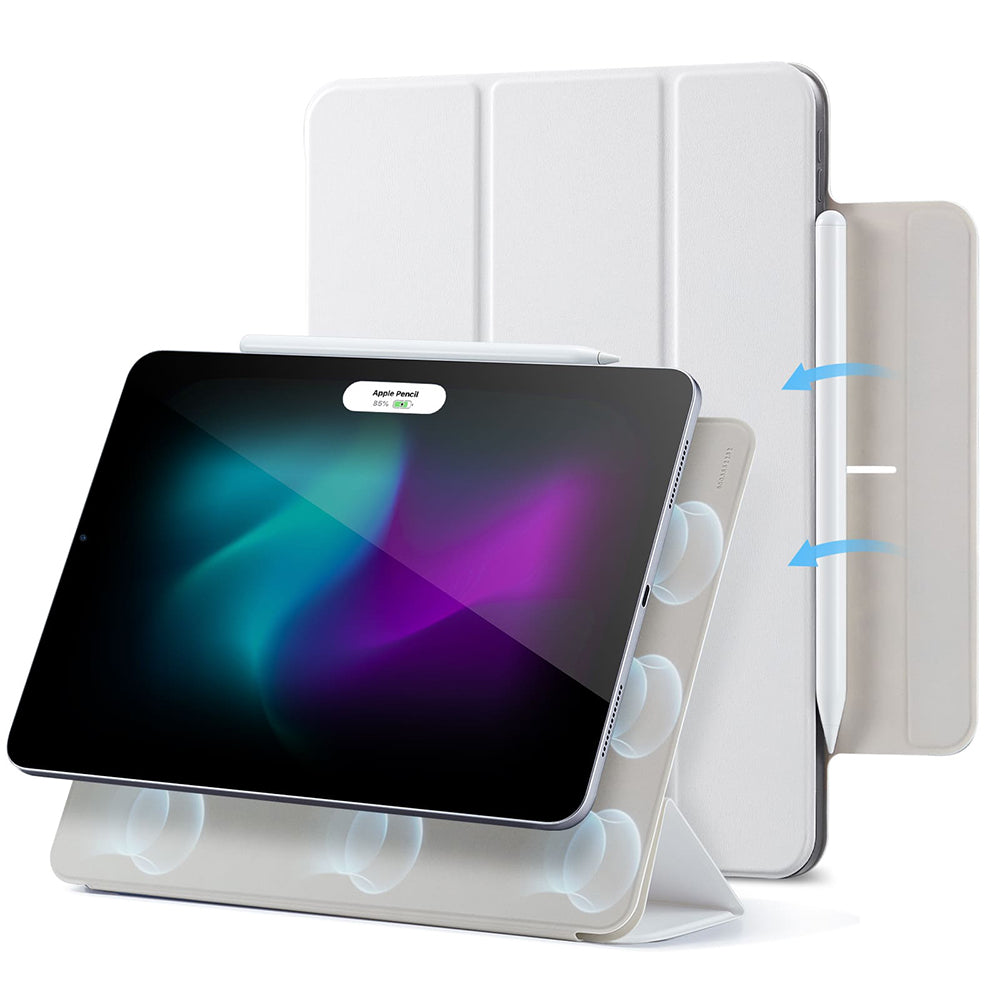 Hülle für Apple iPad Air 13 (2026) / Air 13 (2025) / Air 13 (2024) / Pro 12.9 (2022) / Pro 12.9 (2021), ESR, Rebound, Weiß