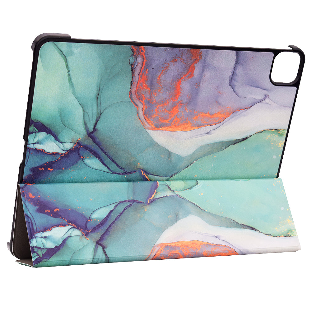 Coque pour Apple iPad Air 13 (2026) / Air 13 (2025) / Air 13 (2024), Techsuit, FoldPro Green Time, Multicolore