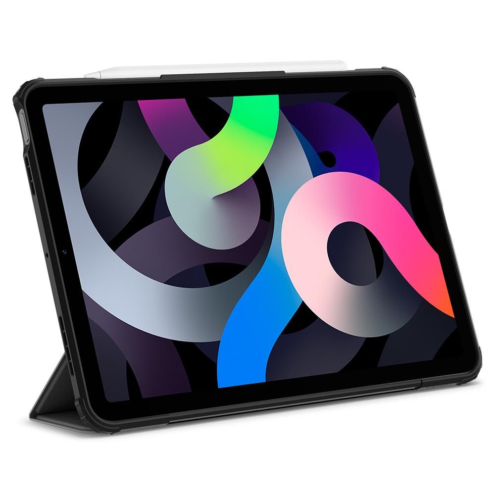 Hoes voor Apple iPad Air (2022) / Air (2020), Spigen, Ultra Hybrid Pro, Zwart