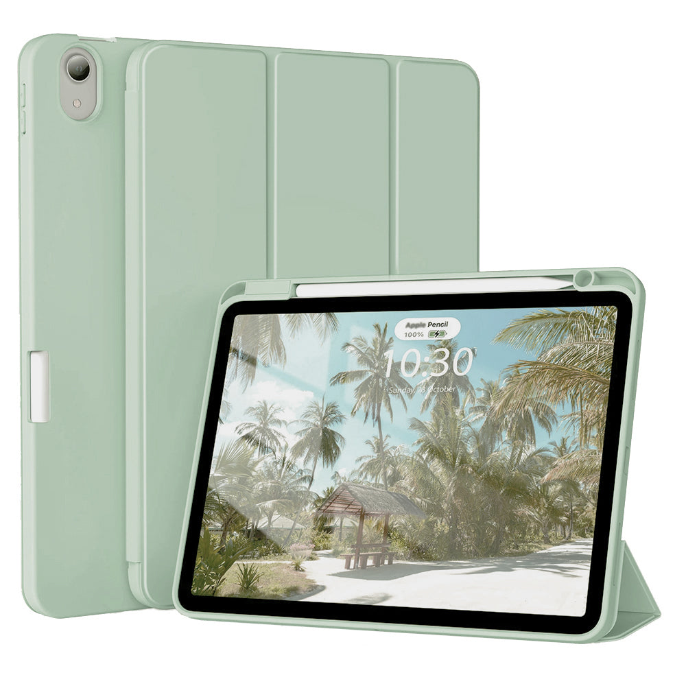 Housse pour Apple iPad Air (2022) / Air (2020), Techsuit, Flex Trifold, Vert Matcha