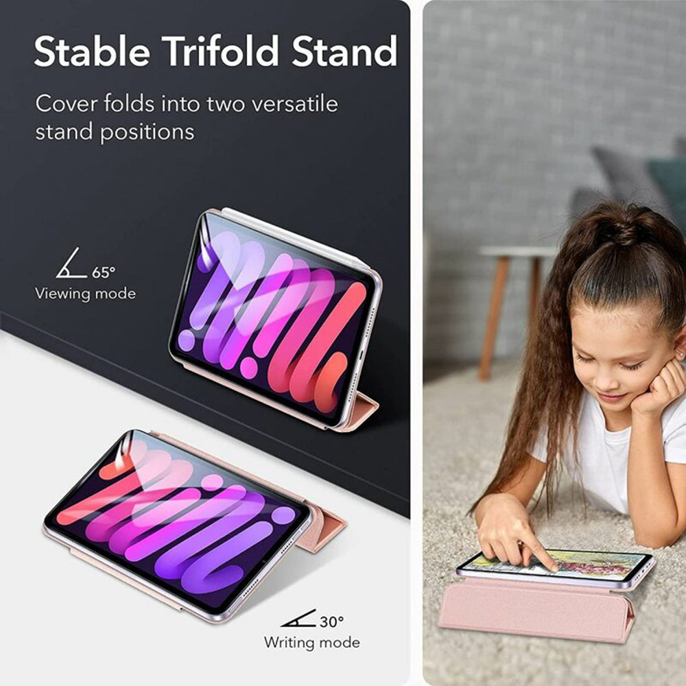 Étui pour Apple iPad mini (2024) / mini (2021), ESR, Rebound, Rose Doré