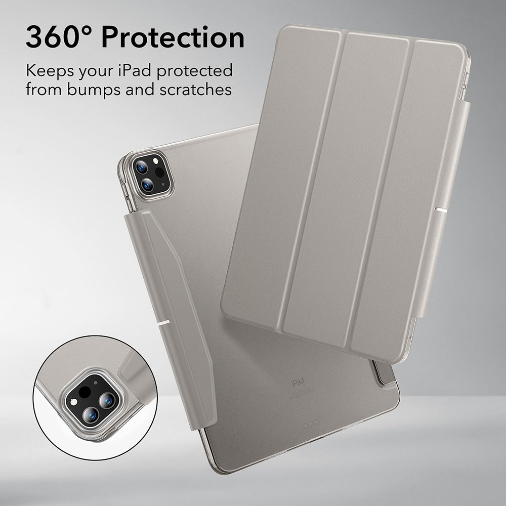 Hoes voor Apple iPad Pro 11 (2024), ESR, Ascend Trifold, Gri