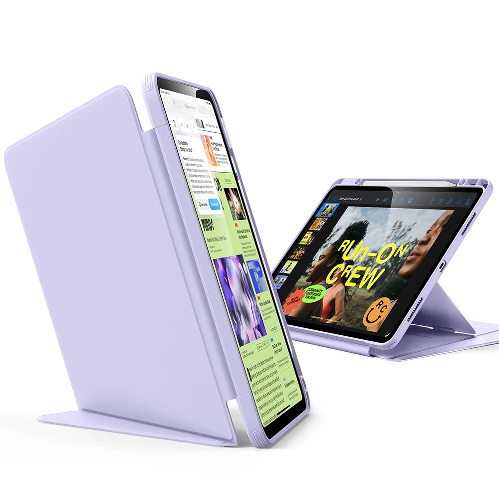 Hülle für Apple iPad Pro 11 (2024), ESR, Flip Hybrid mit Stifthalter, Lila