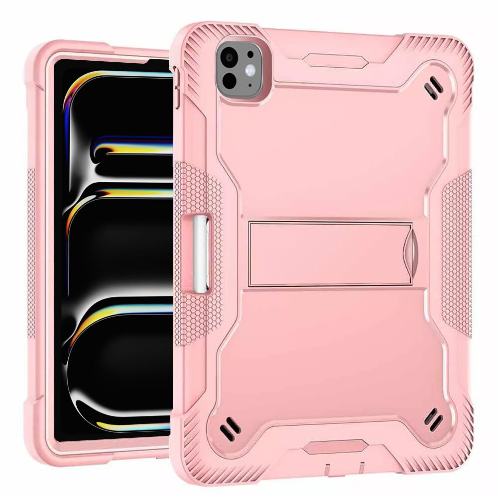 Coque pour Apple iPad Pro 13 (2024), Techsuit, Rugged TabShell, Rose
