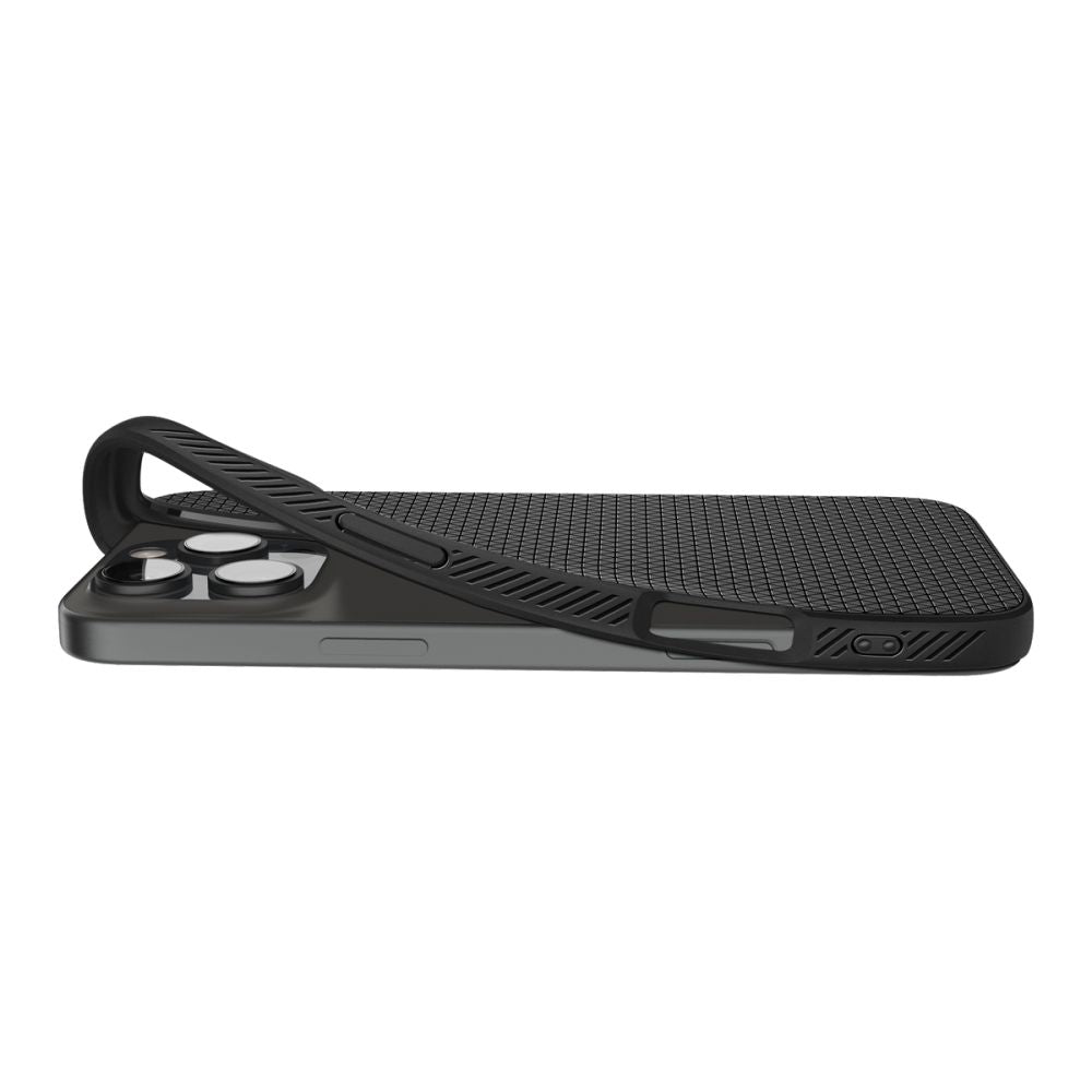 Étui pour Apple iPhone 16 Pro, Spigen, Liquid Air, Noir Mat ACS08117