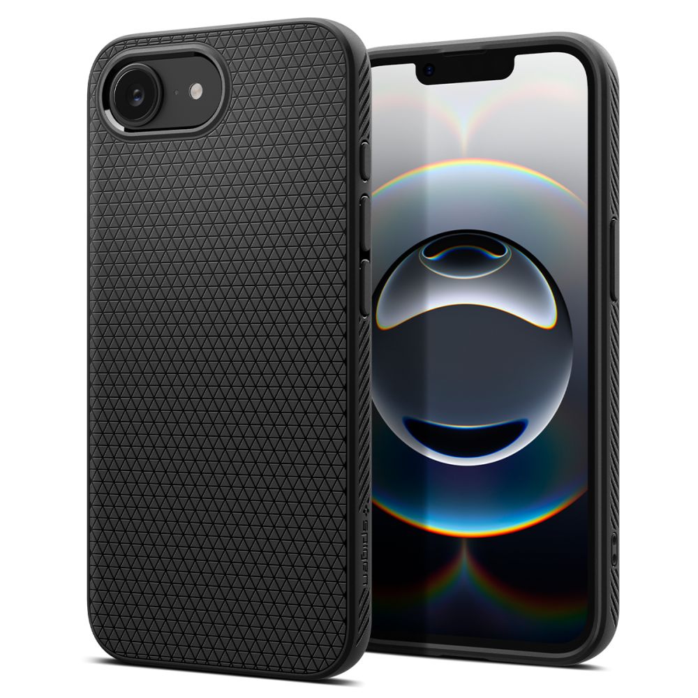 Hülle für Apple iPhone 17e / 16e, Spigen, Liquid Air, Schwarz