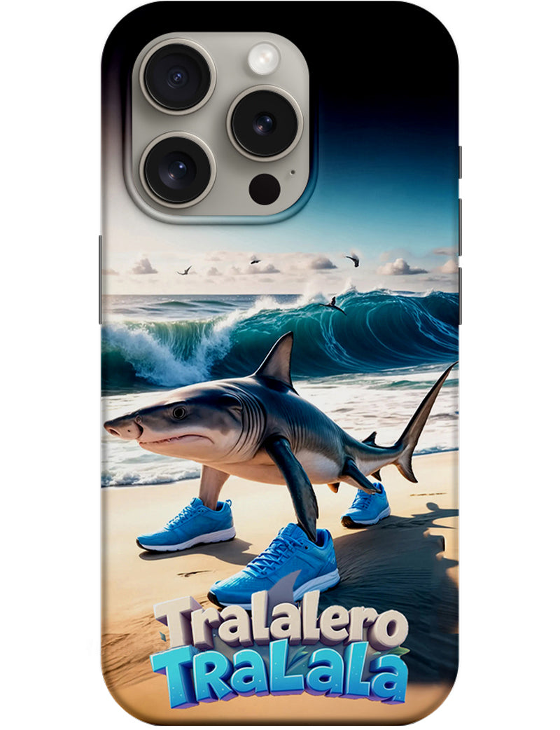 Coque pour Apple iPhone 14 Pro, Perfect Case, Italian Brainrot Tralalero TraLaLa, Multicolore