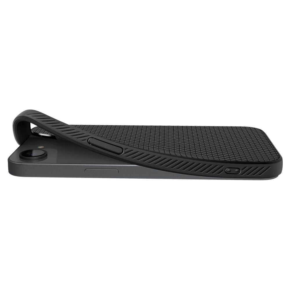 Hülle für Apple iPhone 17e / 16e, Spigen, Liquid Air, Schwarz
