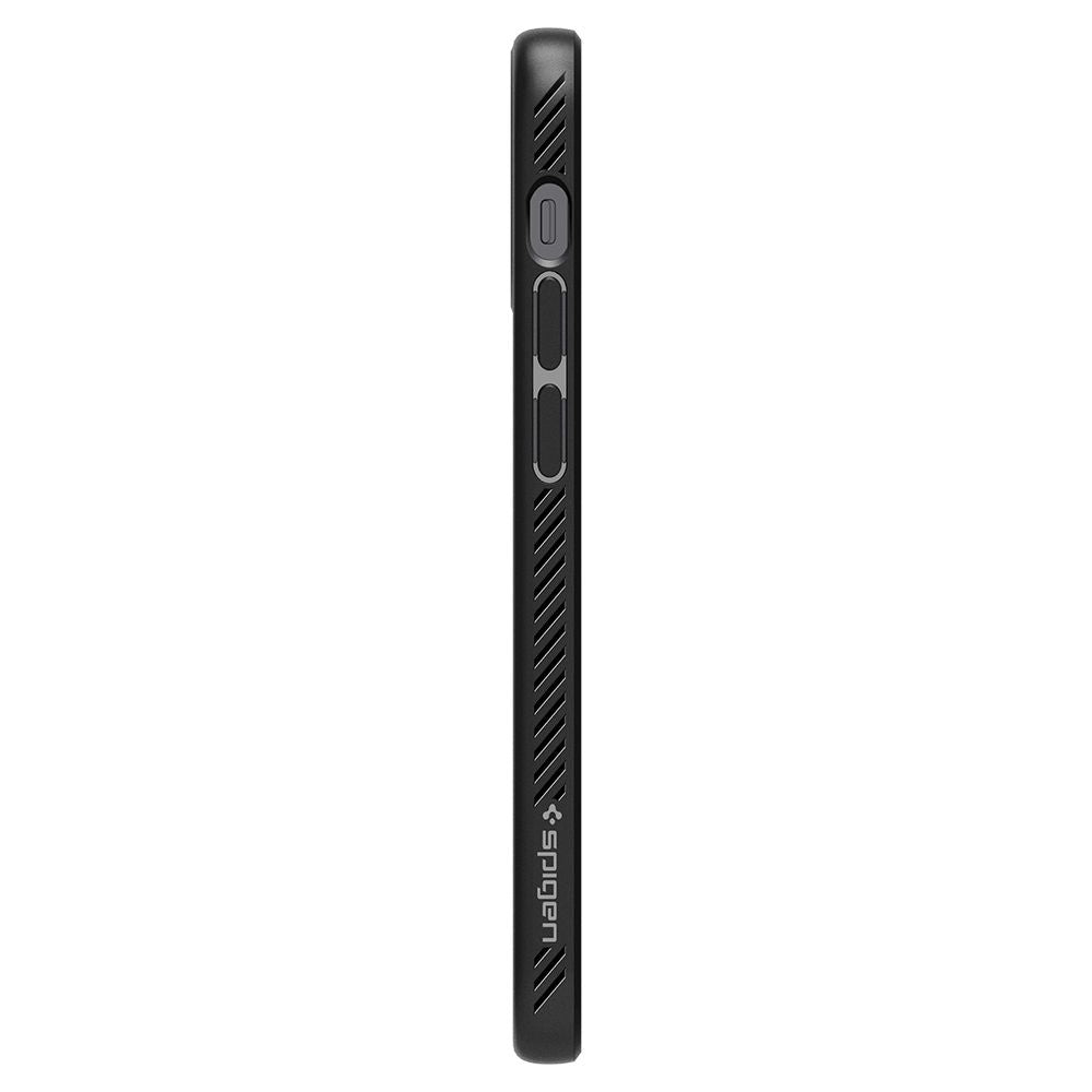 Hoes voor Apple iPhone 12 / 12 Pro, Spigen, Liquid Air, Zwart ACS01701