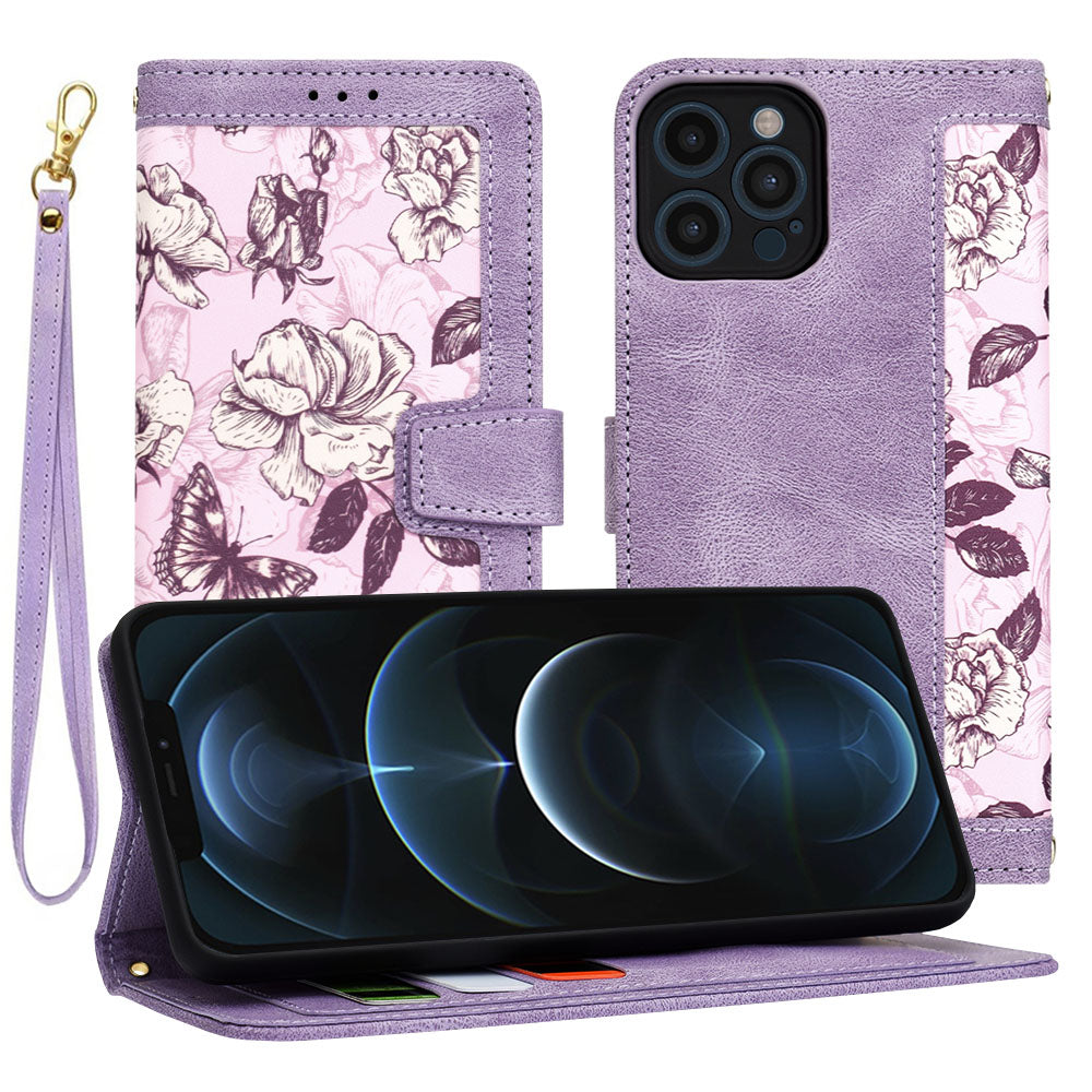 Coque pour Apple iPhone 12 Pro Max, Techsuit, FlipCraft, Violet