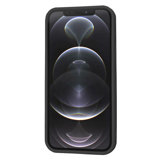 Hülle für Apple iPhone 12 Pro, Techsuit, SoftFlex, Schwarz